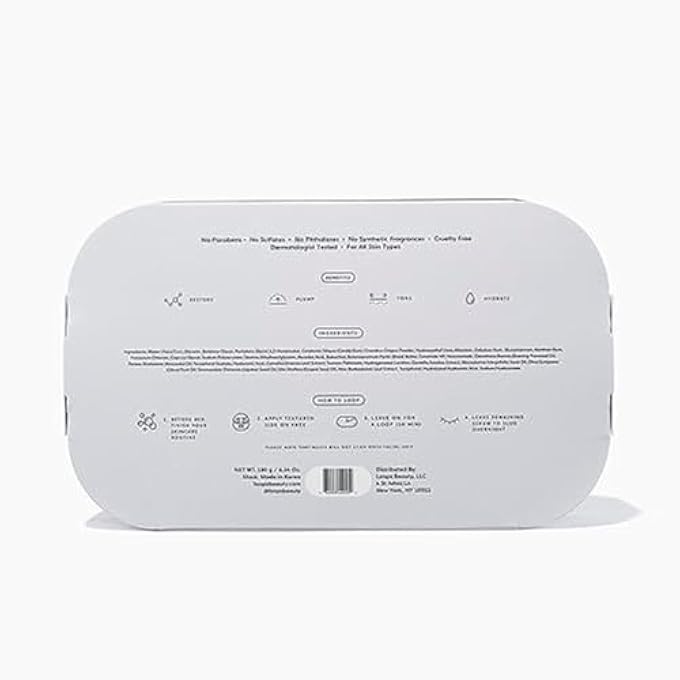 Loops DREAM SLEEP - NIGHTTIME SLUGGING HYDROGEL FACIAL MASK - LEAVES SKIN TONED, PLUMP, AND HYDRATED, AND RESTORED - LAYERS SKIN WITH NATURAL OILS, VITAMINS, ANTIOXIDANTS, AND FATTY ACIDS - 5 PC - Image 4